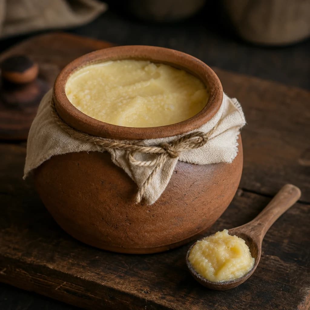 Smen (Fermented Clarified Butter) — Stored