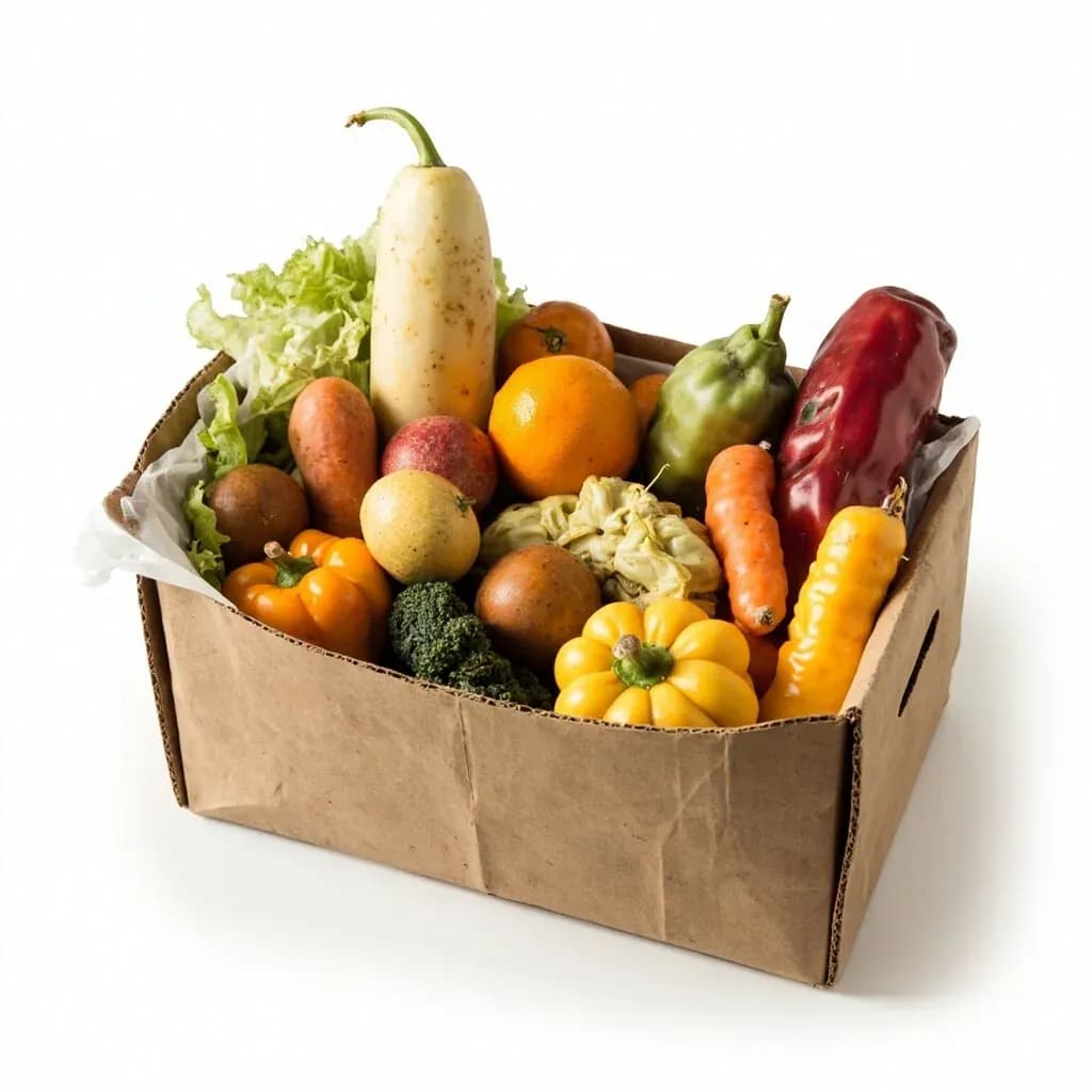 Waxed Produce Box