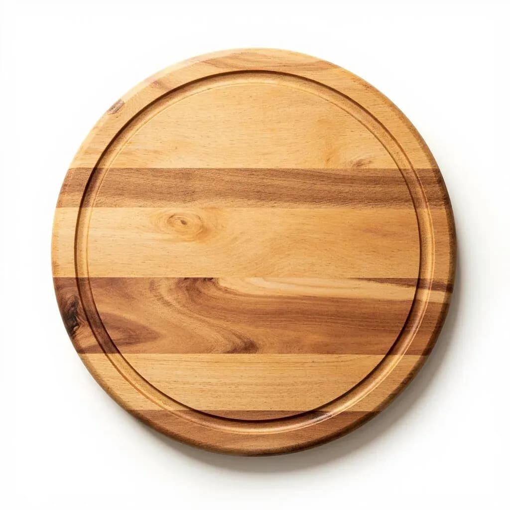 Round Wooden Cutting Board