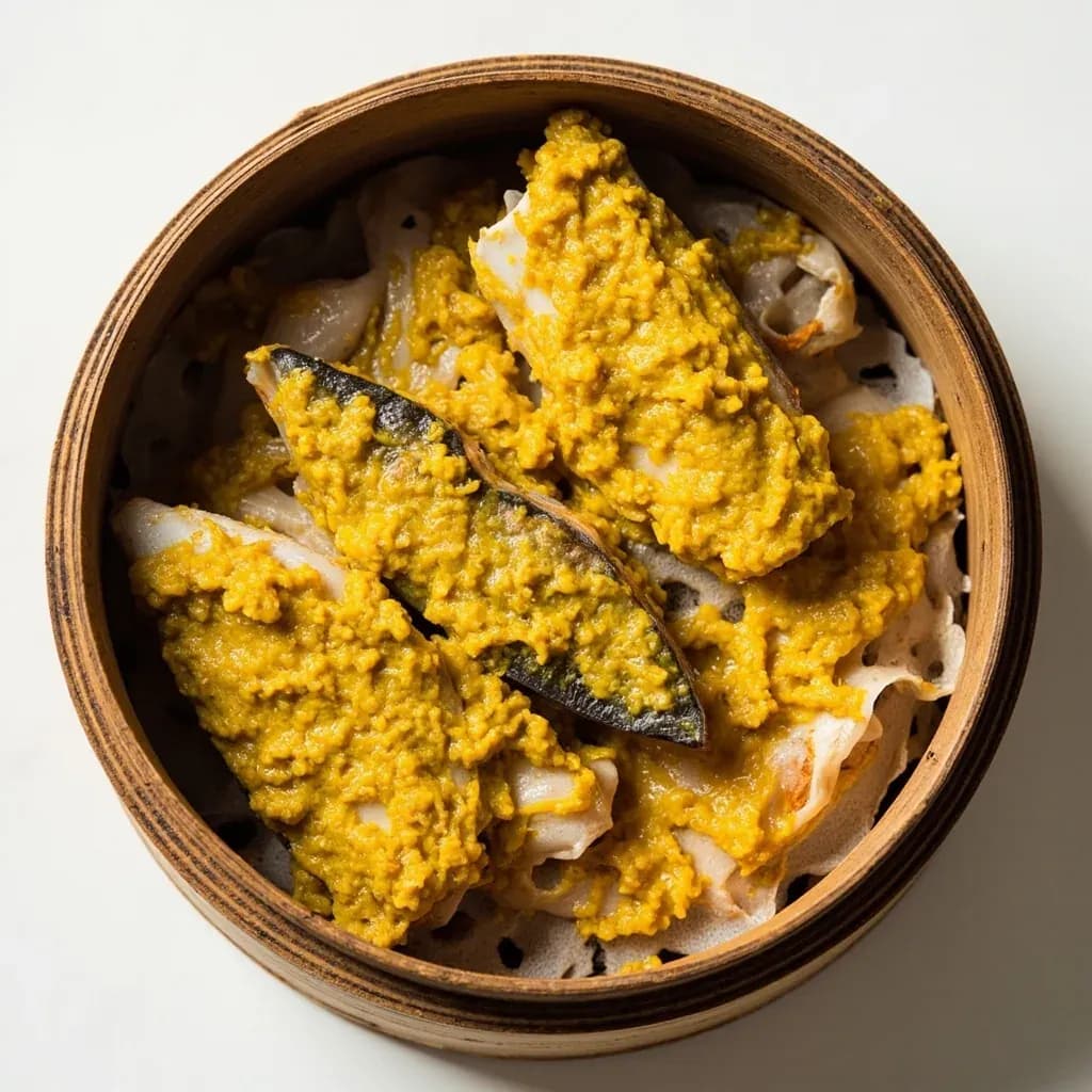 Bhapa (Steaming in Mustard Paste)