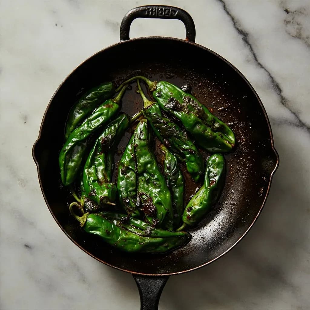 Charring Chilies