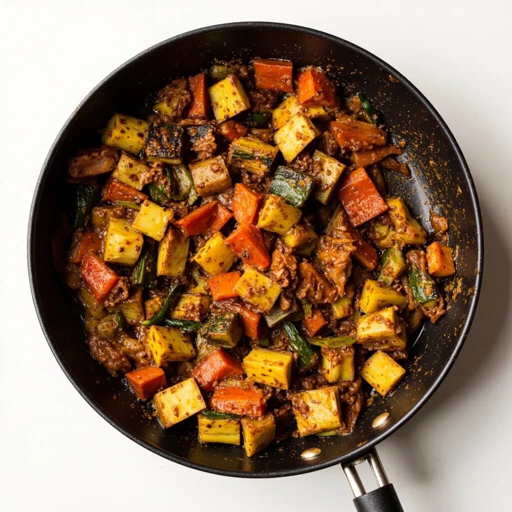 Mixed-Vegetable Dry Stir (Chorchori)