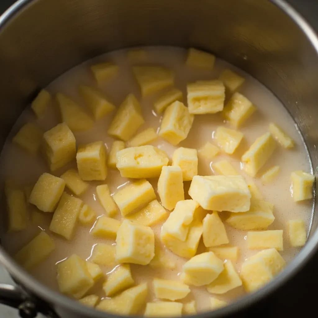 Cooking / Scalding the Curd