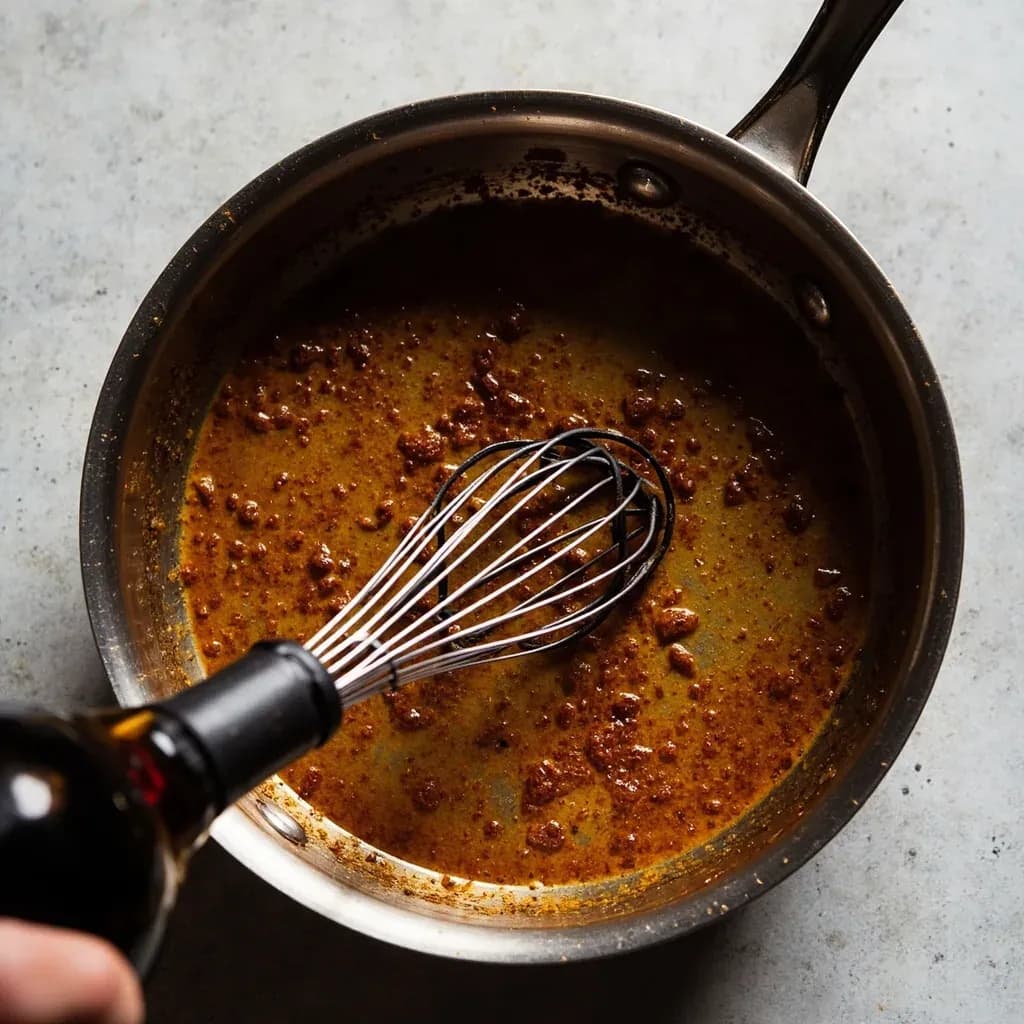 Deglazing With Wine