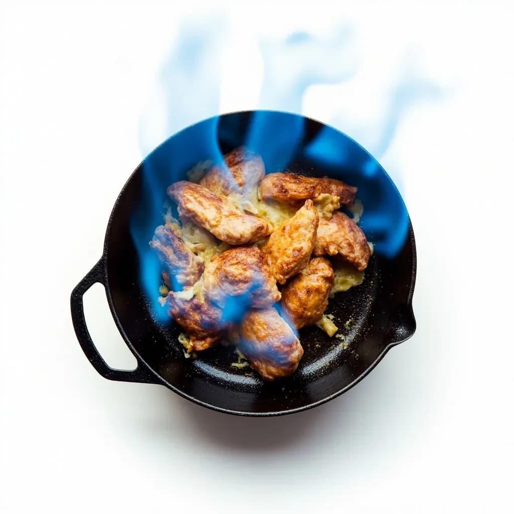 Flambéing