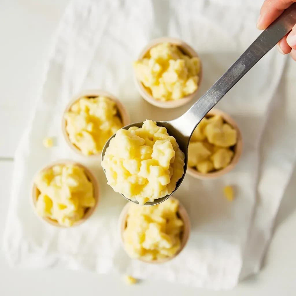 Ladling Curds into Molds