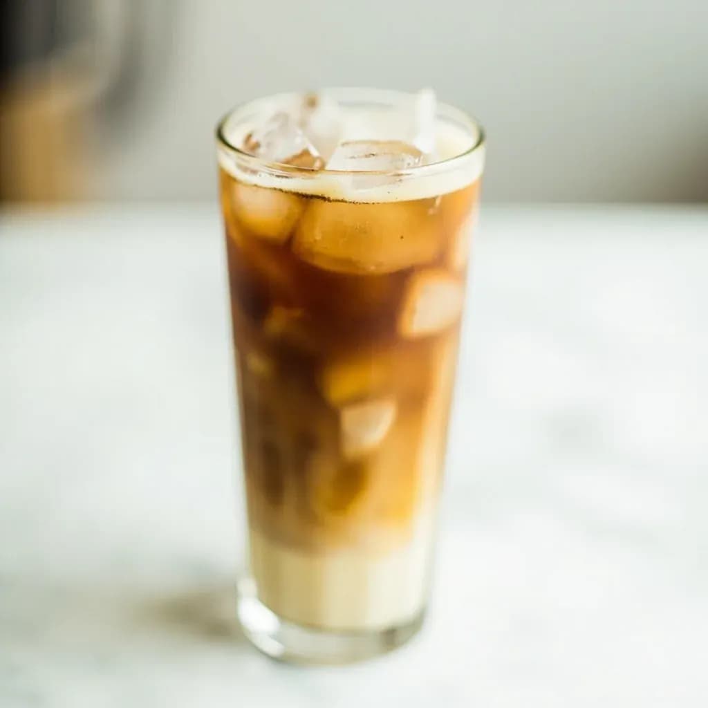 Layering an Iced Latte