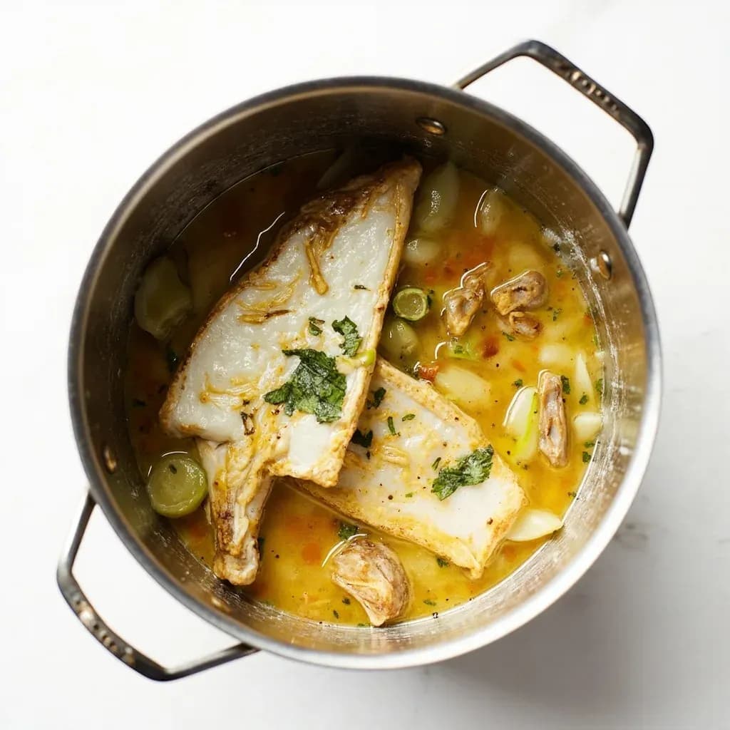 Fumet (Fish Stock) Making