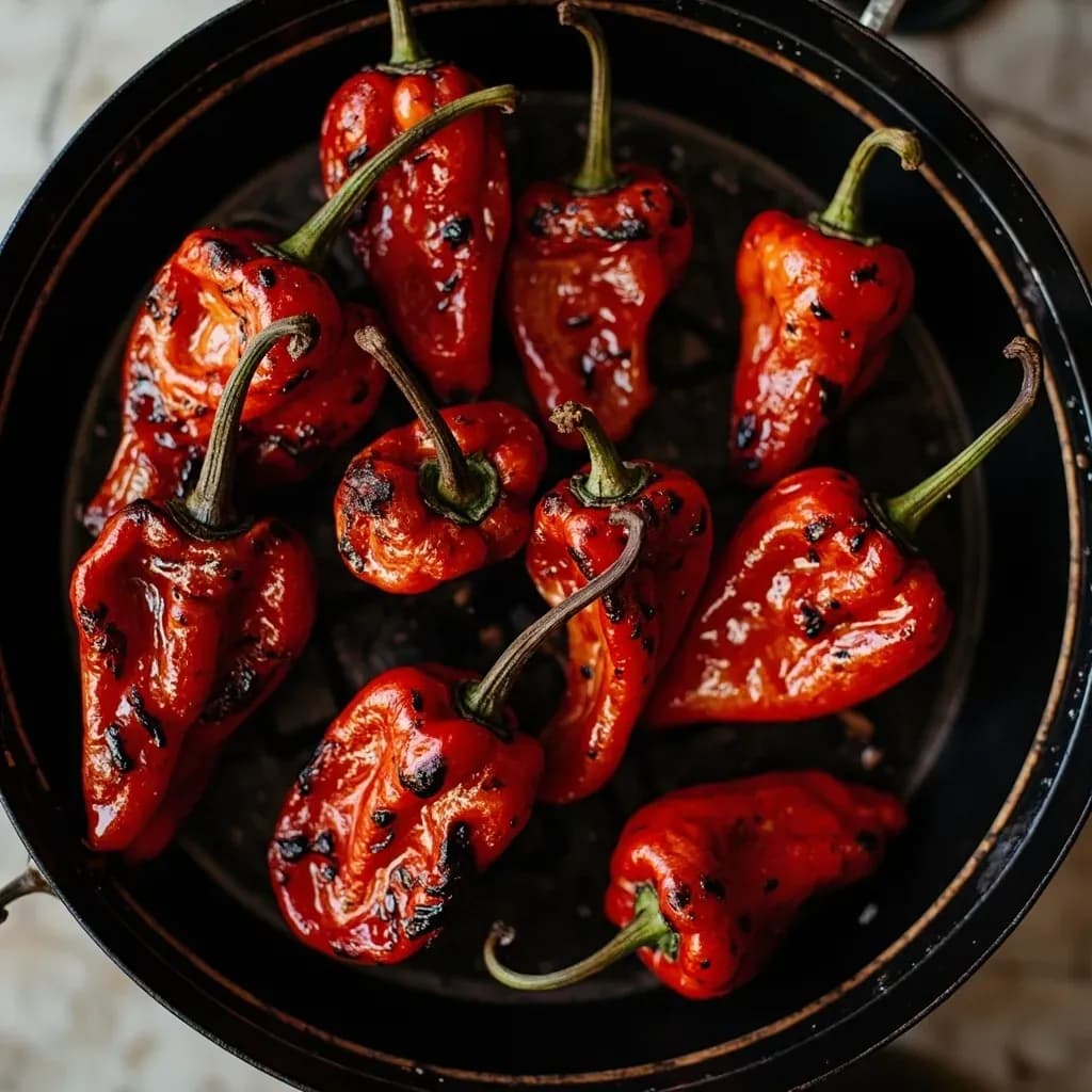 Pepper Roasting & Peeling