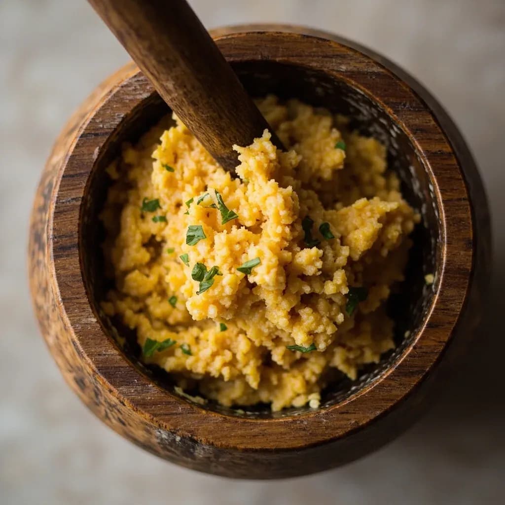 Plantain Smashing (Mofongo Mashing)