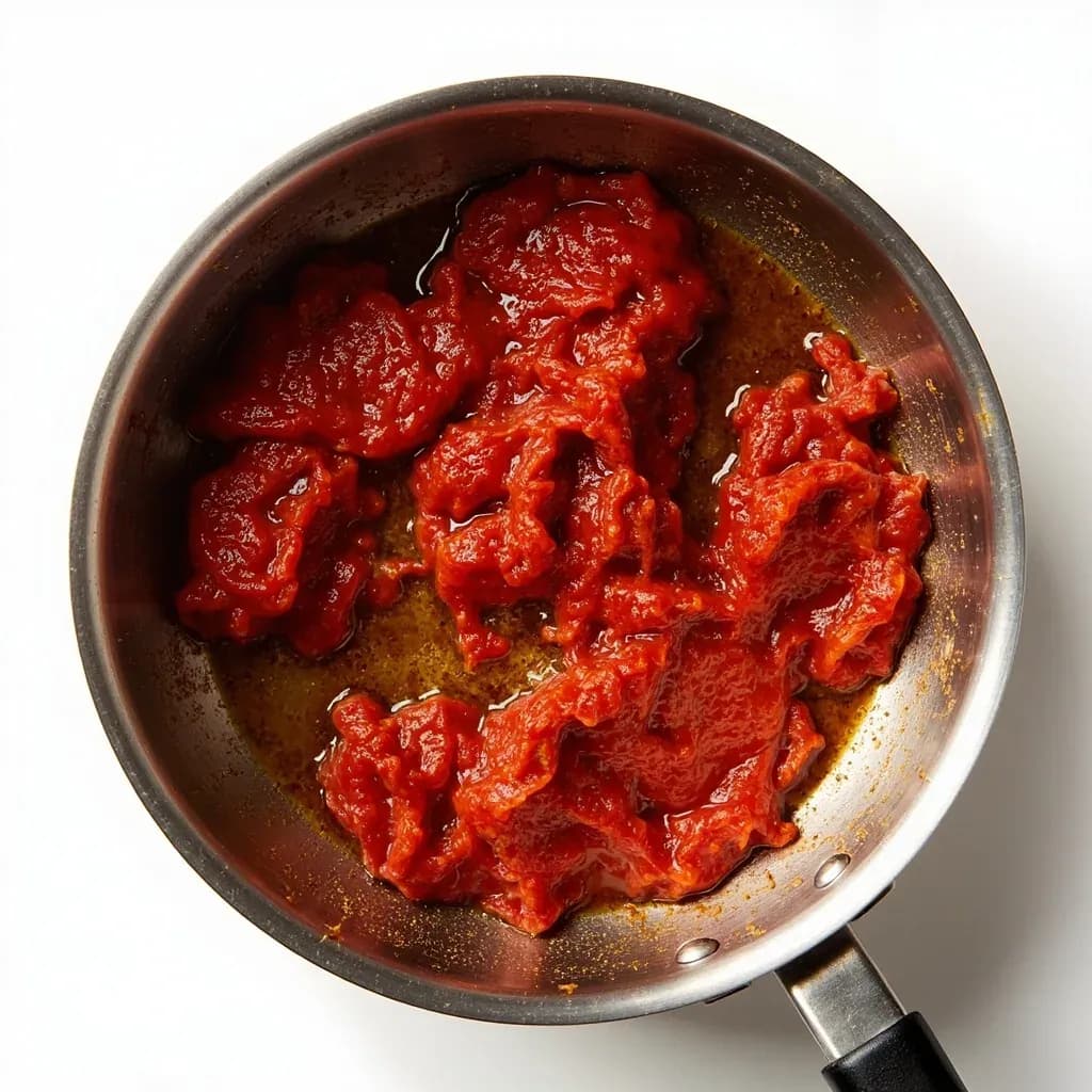 Frying Tomato/Pepper Paste (Salça Kavurma)