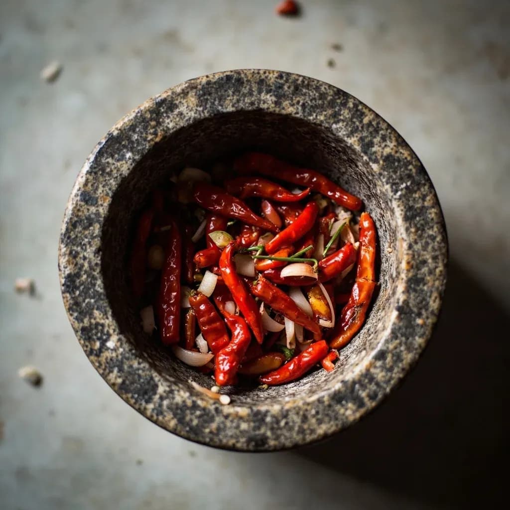 Pounding Sambal (Sambal Matah/Goreng)