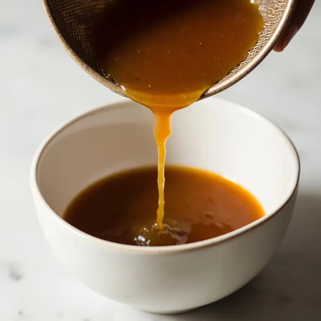 Straining Broth
