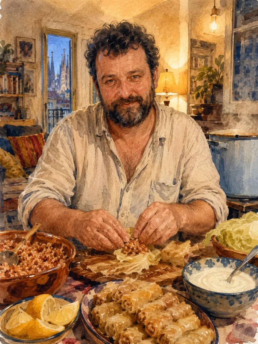 Andrei Popescu — watercolor portrait