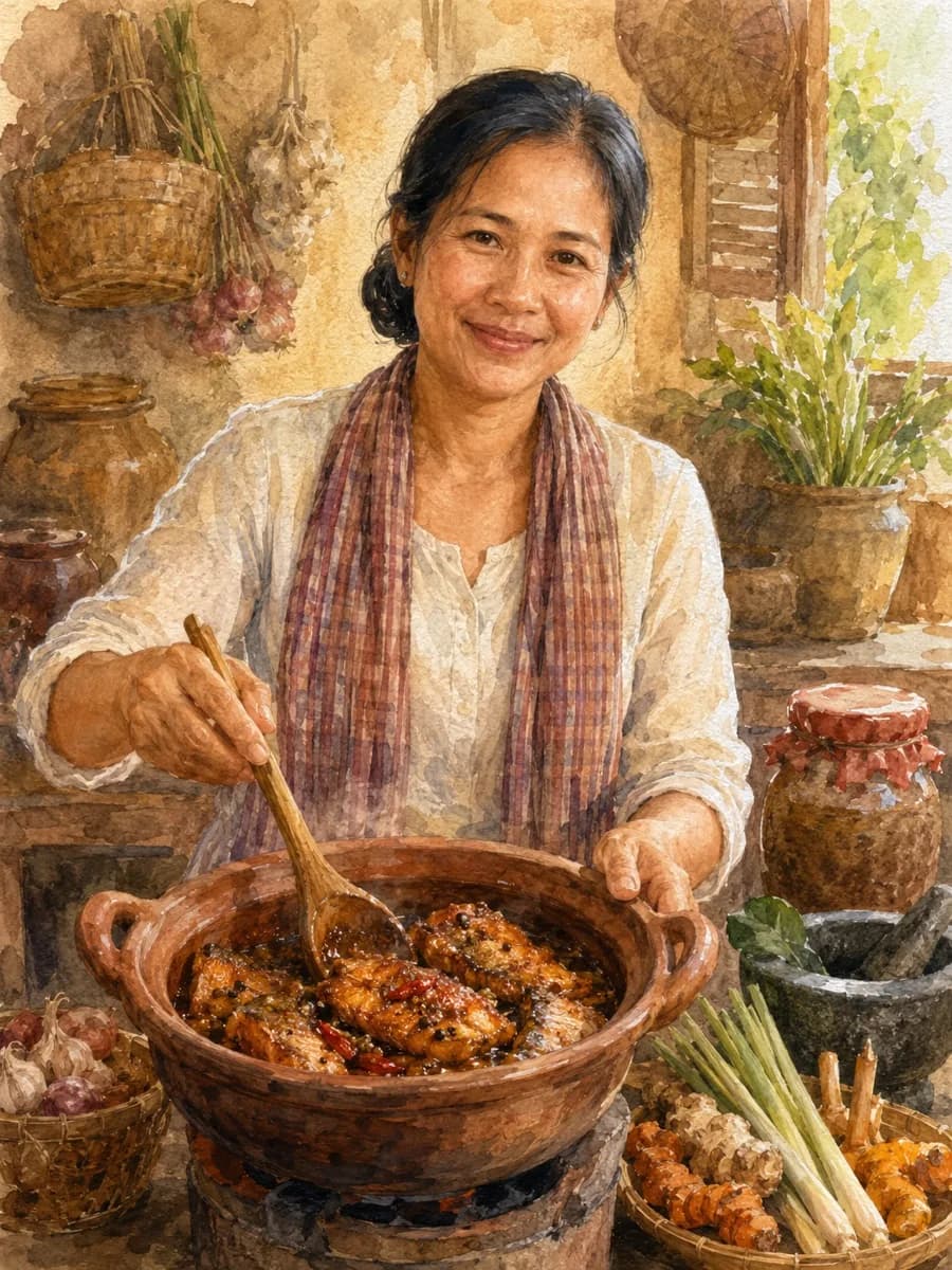 Anh Dao — watercolor portrait