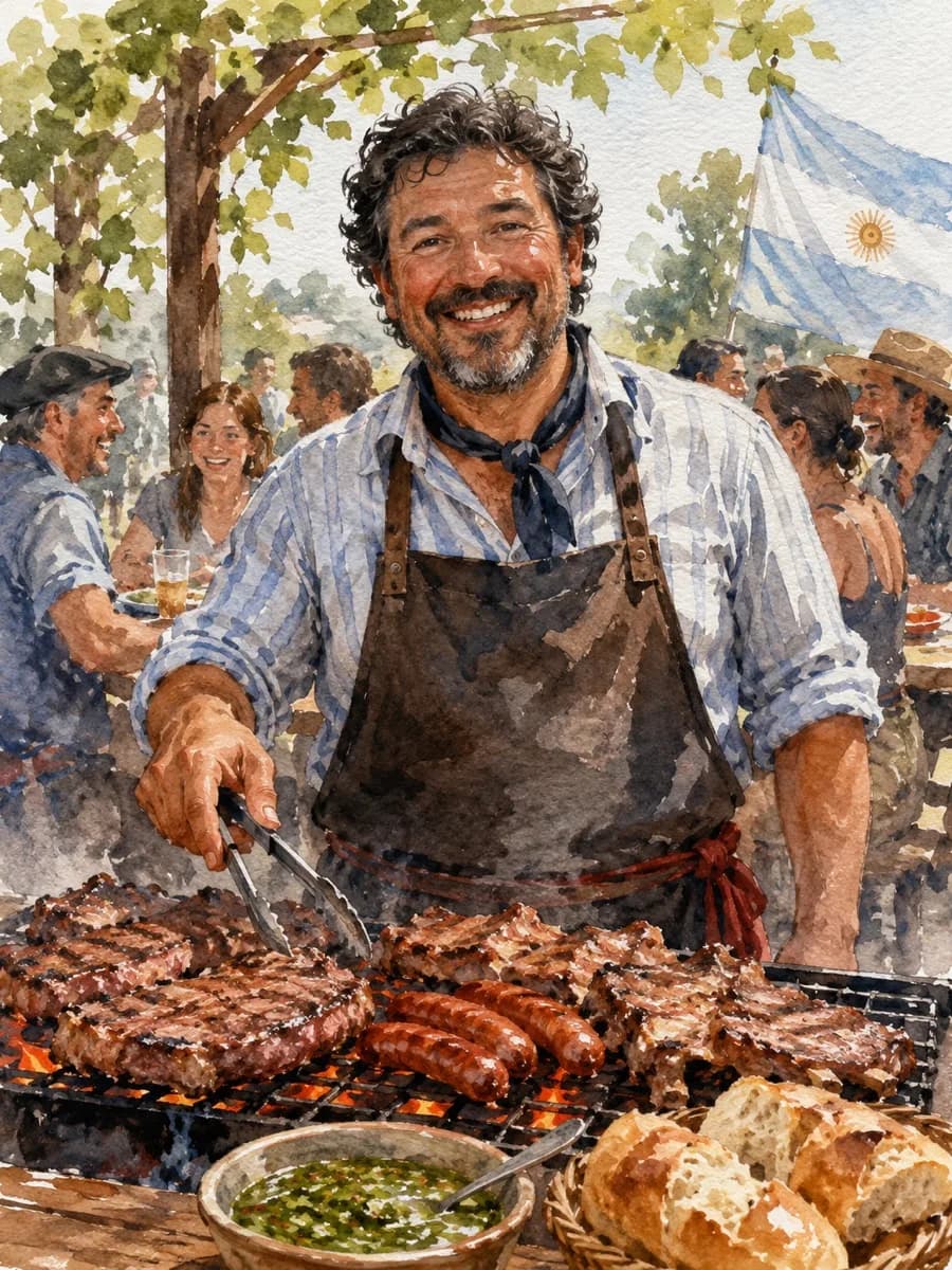 Bruno Salas — watercolor portrait