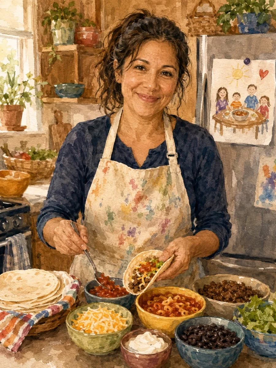 Carmen Reyes — watercolor portrait
