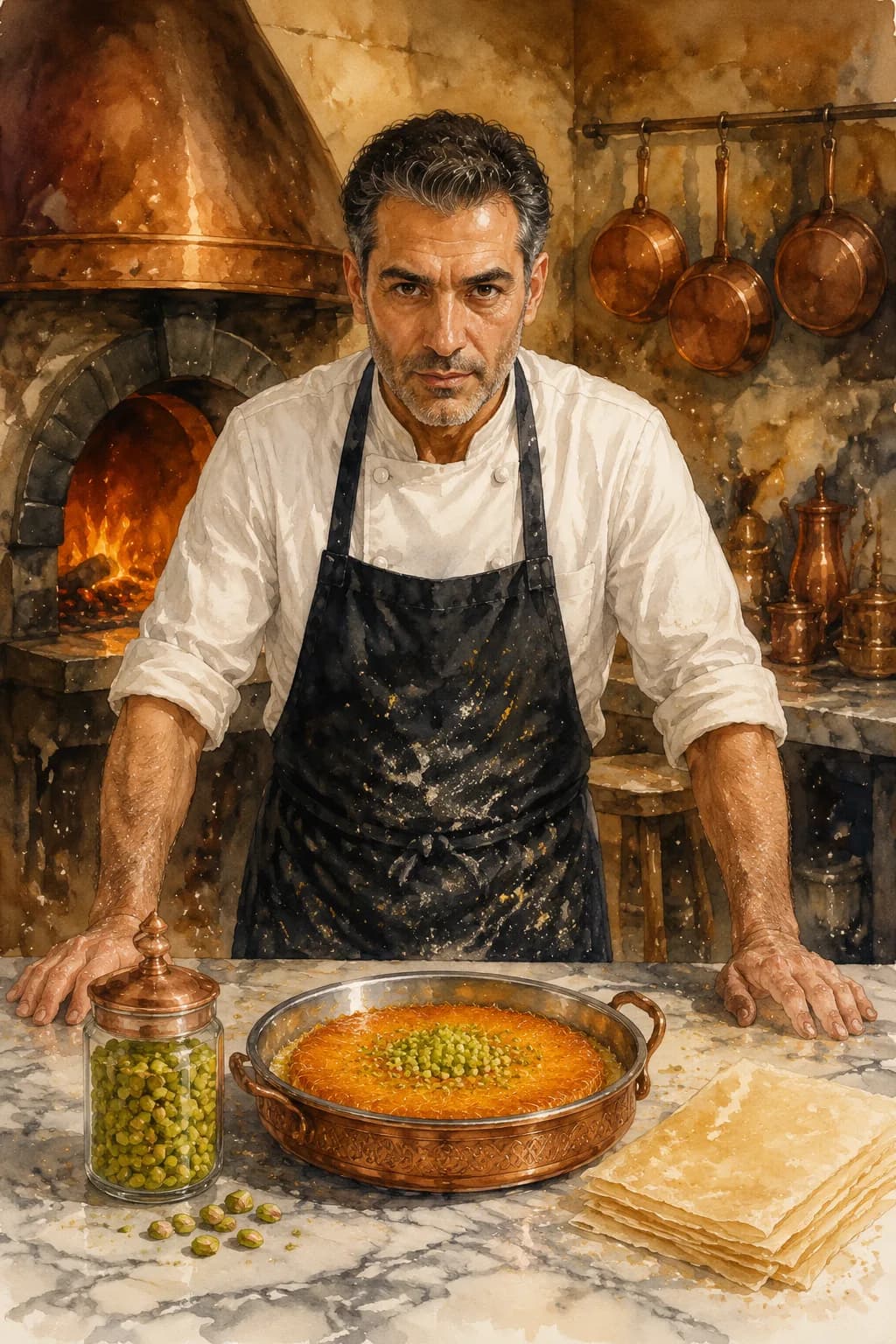 Emre Demir — watercolor portrait
