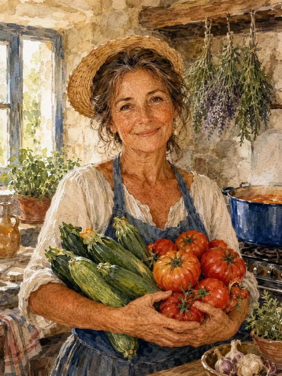 Margaux Lefèvre — watercolor portrait