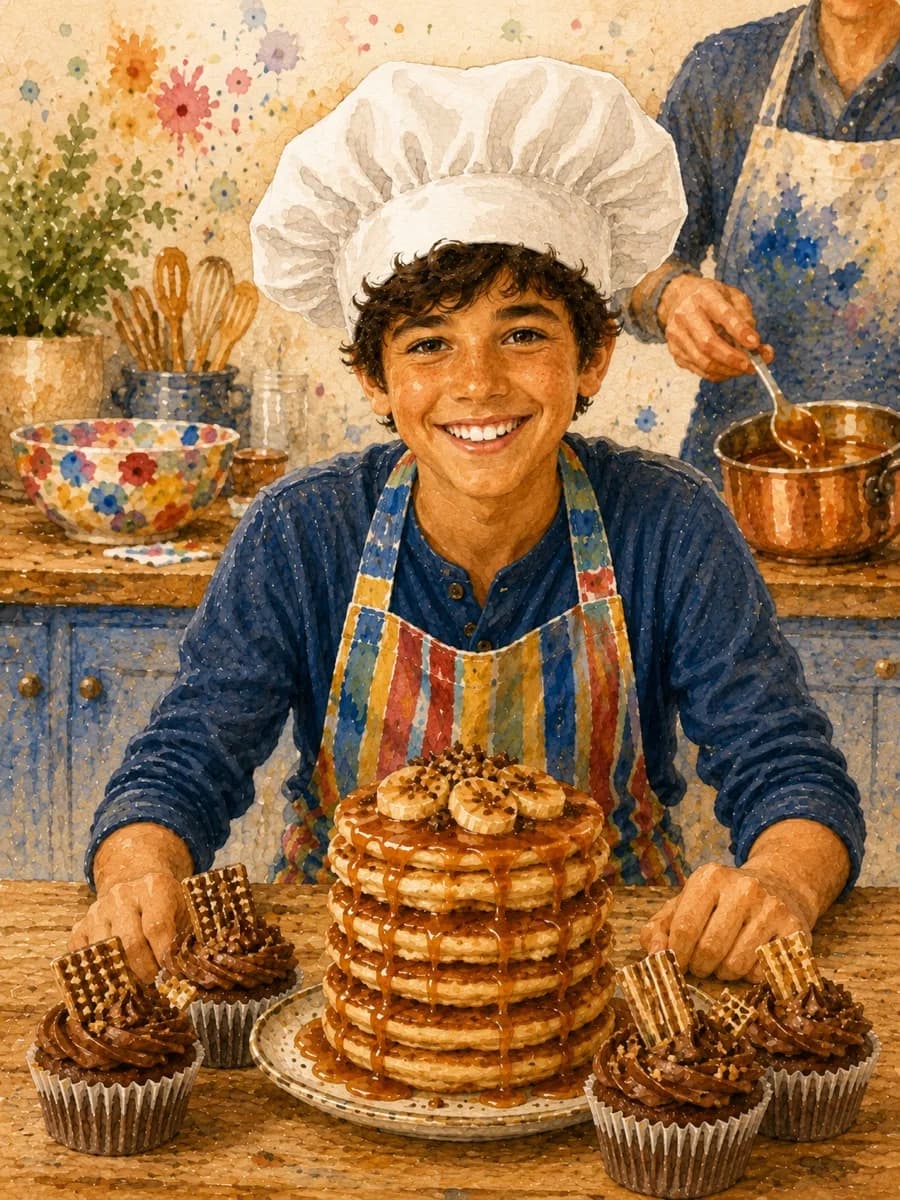 Milo Sprinkle — watercolor portrait