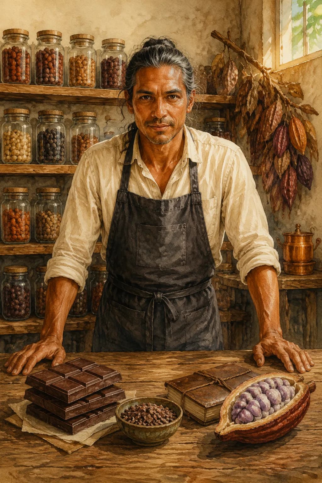 Sebastian Vega — watercolor portrait