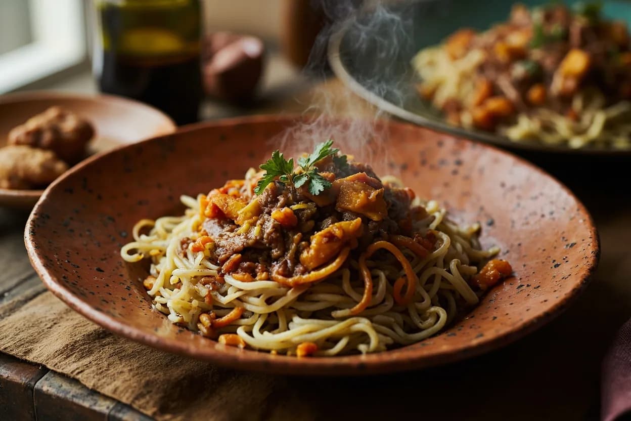 qabili plov — a signature plate from Azerbaijani cuisine, prepared in the regional style.
