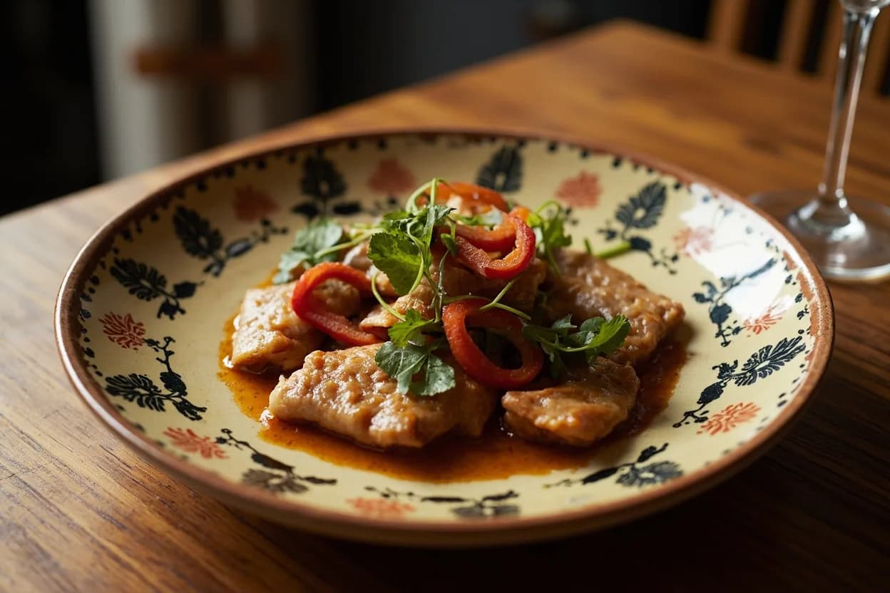 Pitta 'mpigliata — a signature plate from Calabrian cuisine, prepared in the regional style.