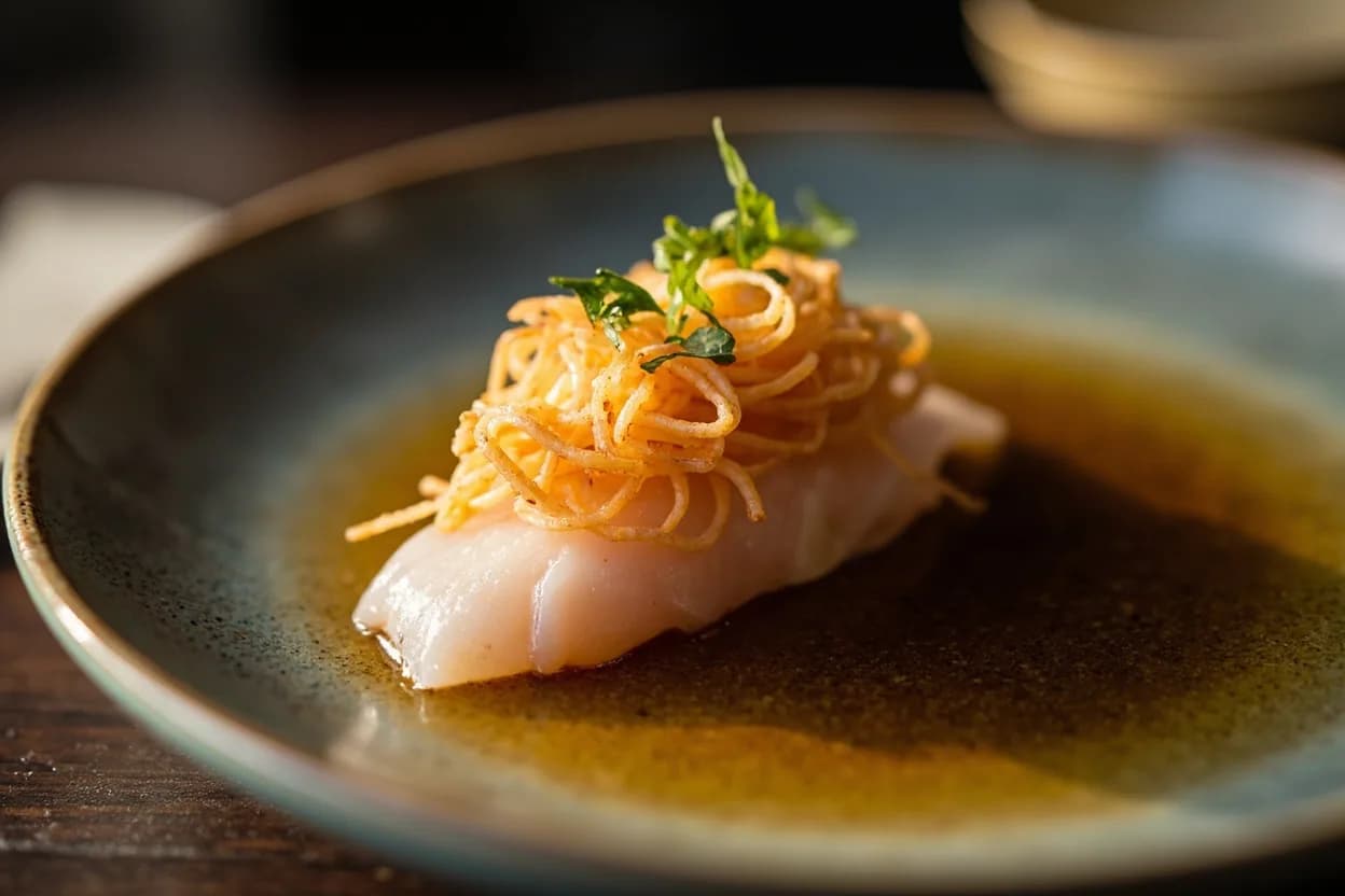 kohada nigiri (vinegar-cured gizzard shad on red-vinegar shari) — a signature plate from Edomae Sushi cuisine, prepared in the regional style.