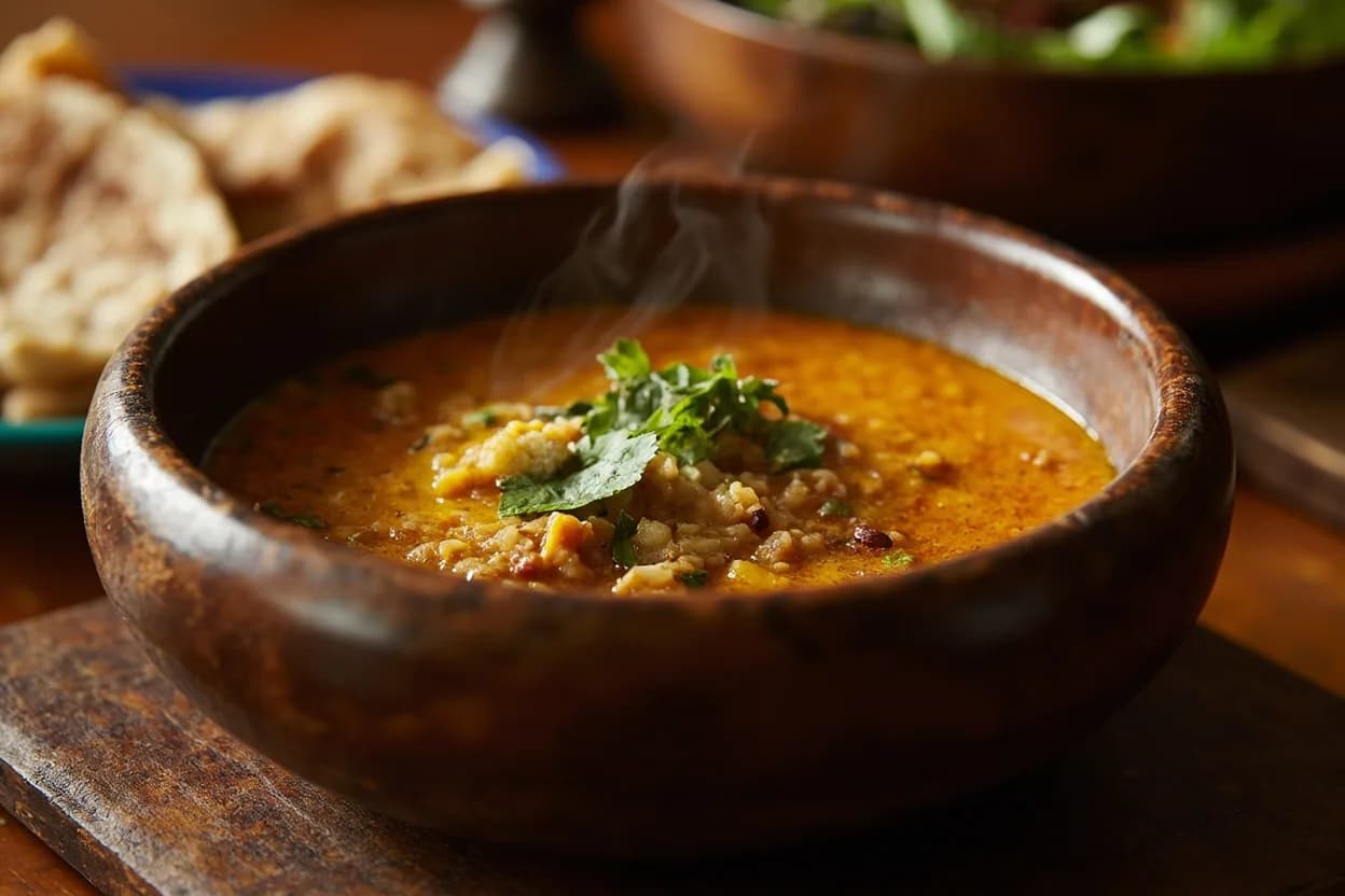 light soup — a signature plate from Ghanaian cuisine, prepared in the regional style.