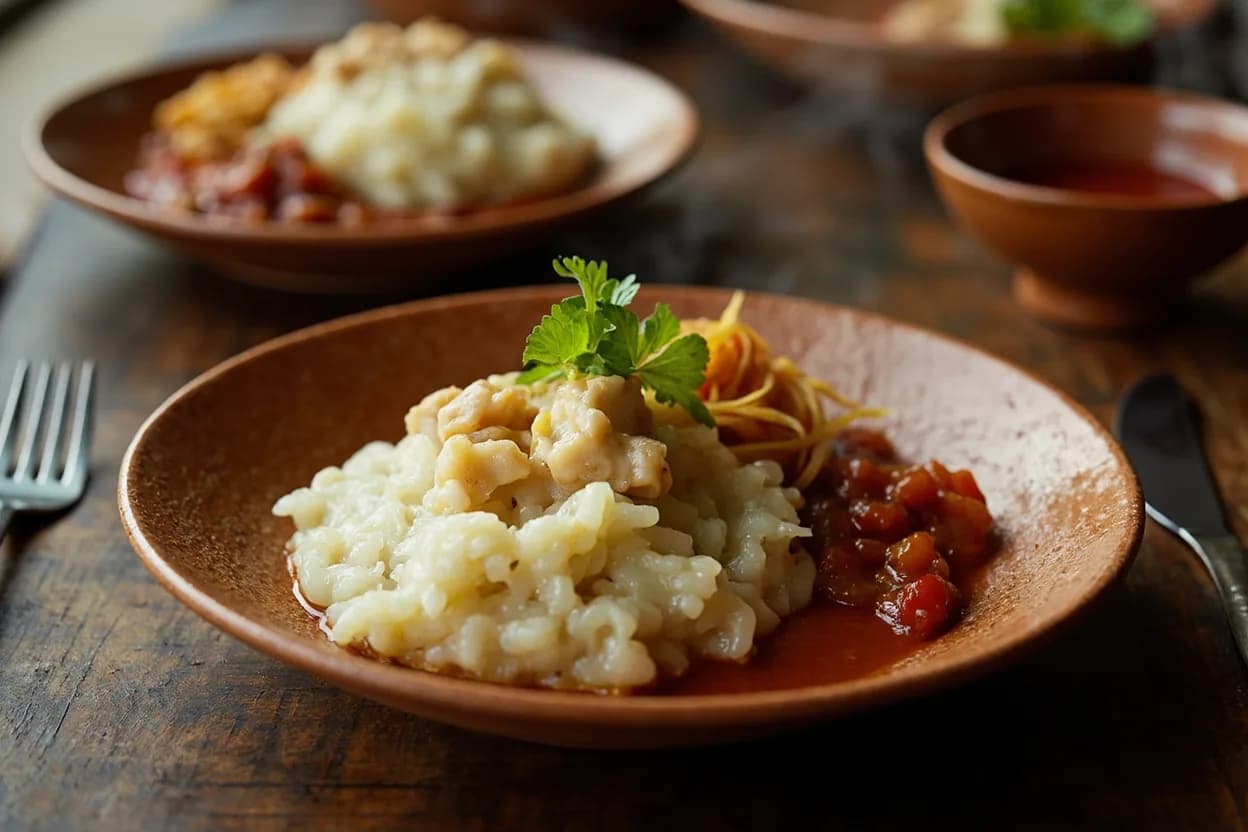 poi (fermented pounded taro) — a signature plate from Hawaiian (Indigenous & Plate Lunch) cuisine, prepared in the regional style.