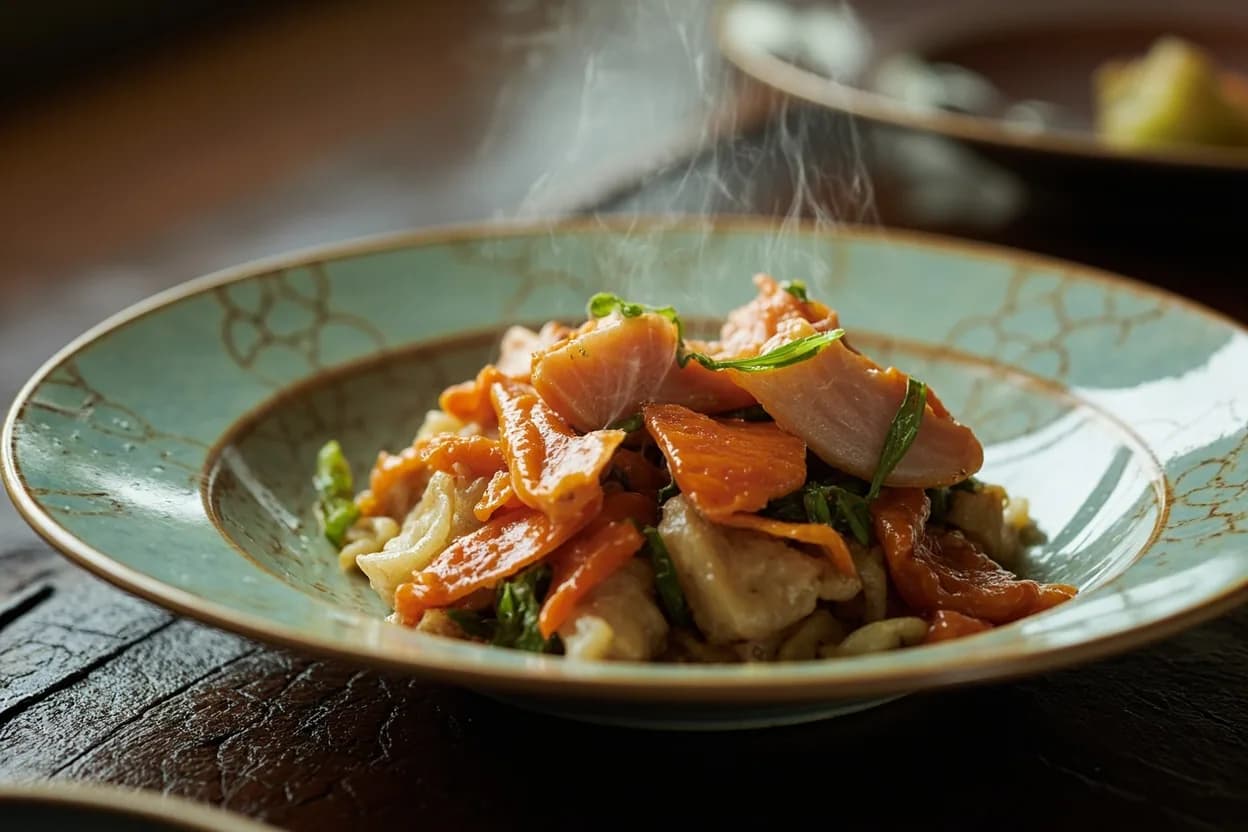 chanko nabe — a signature plate from Japanese Nabemono (Hot Pot Traditions) cuisine, prepared in the regional style.