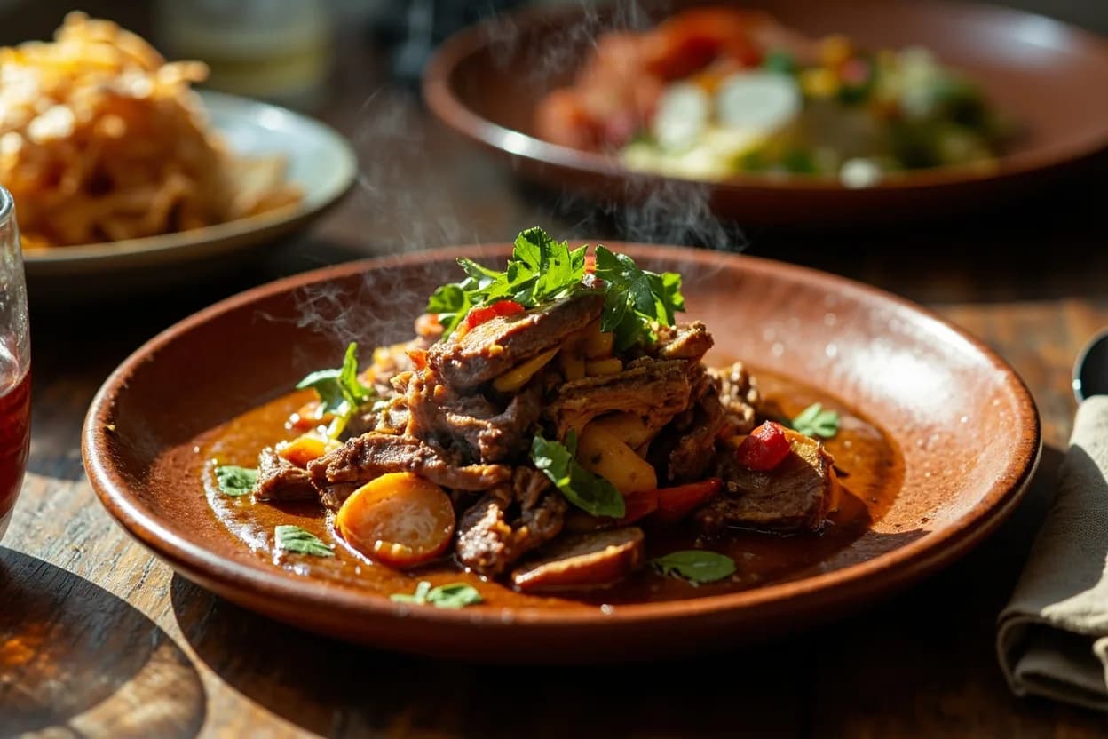 lomo saltado — a signature plate from Limeña Criolla cuisine, prepared in the regional style.