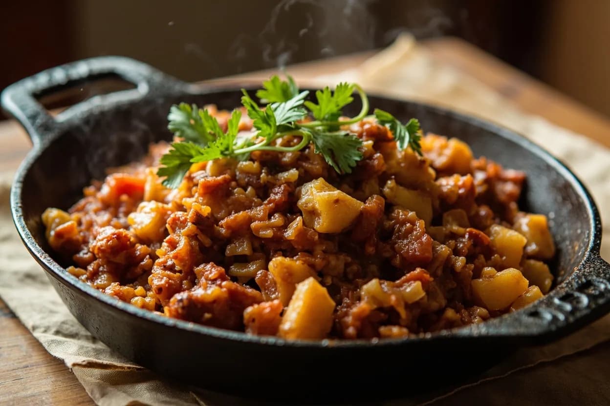 jambalaya — a signature plate from Louisiana Creole & Cajun cuisine, prepared in the regional style.