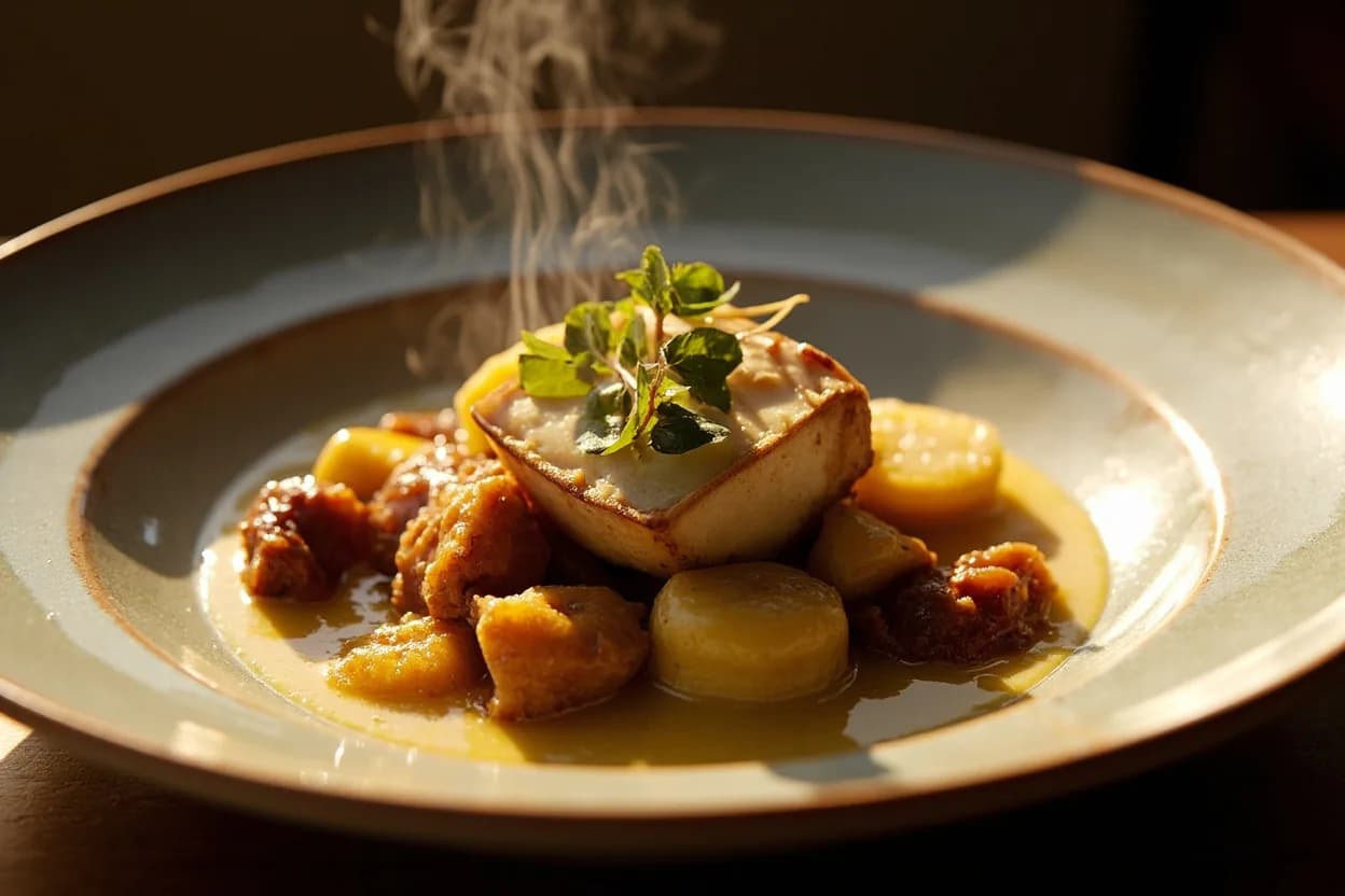 foie gras poêlé — a signature plate from Périgord cuisine, prepared in the regional style.