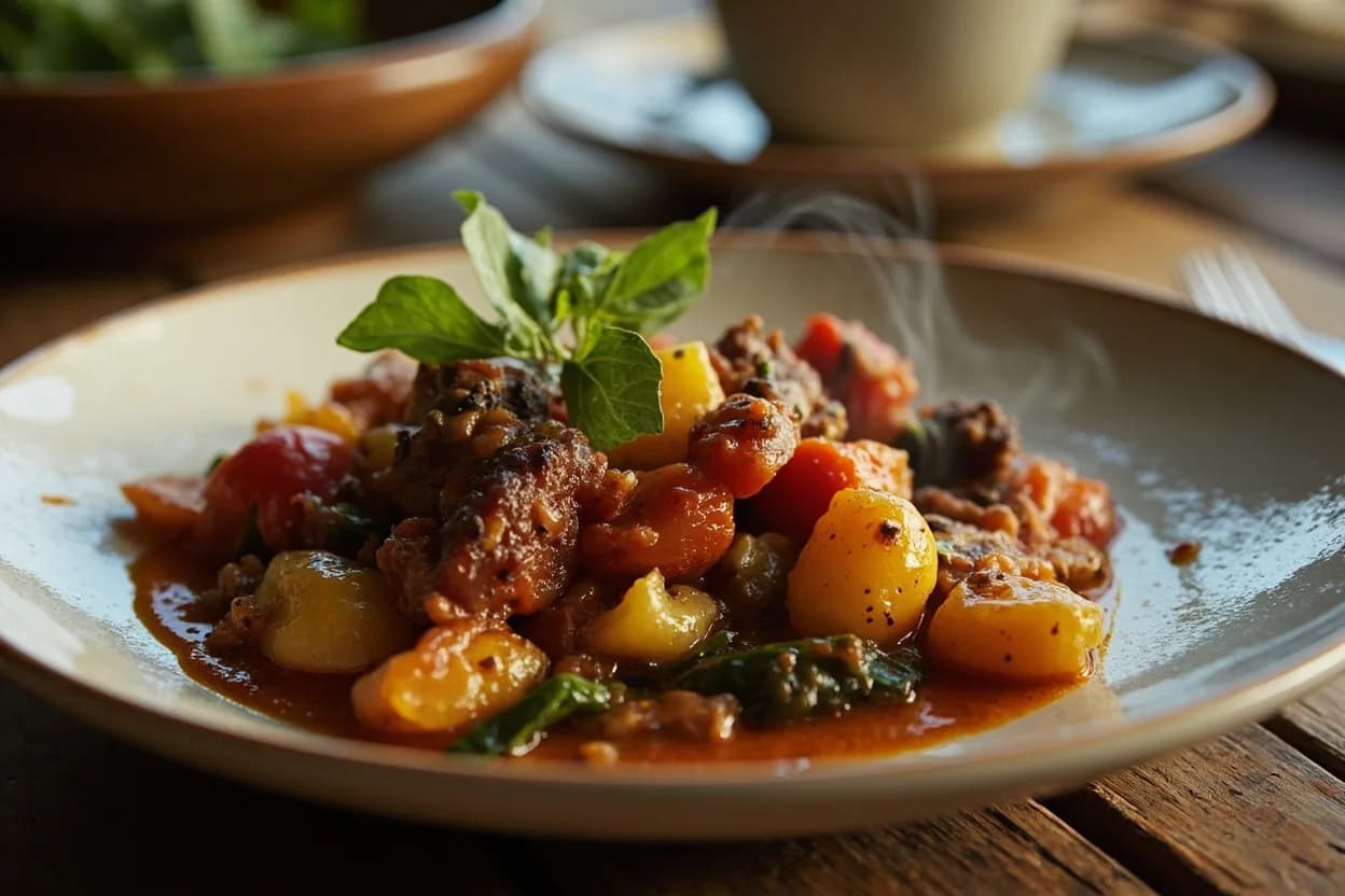 ratatouille — a signature plate from Provençal cuisine, prepared in the regional style.