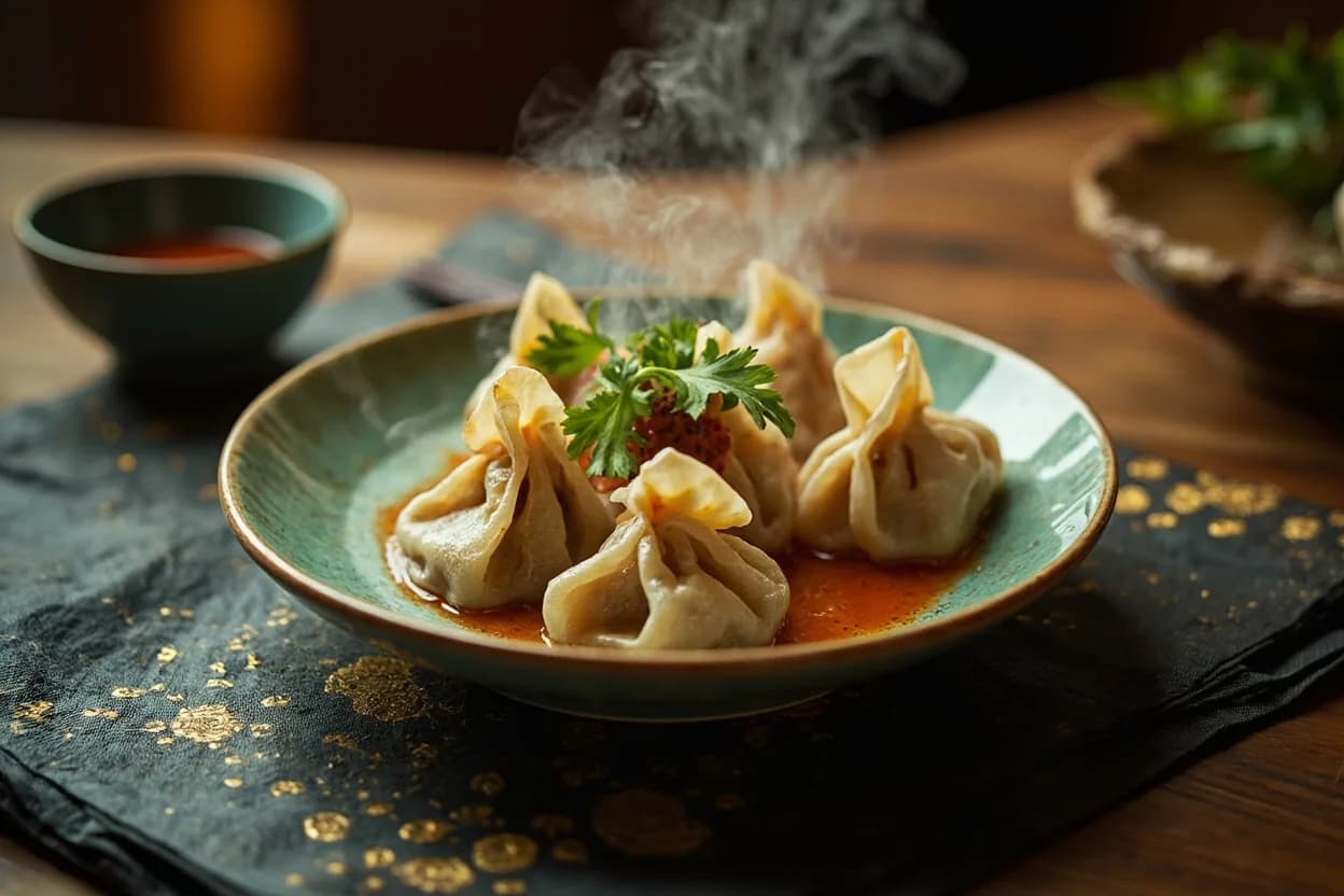 Xiaolongbao (soup dumplings) — a signature plate from Shanghainese (Benbang) cuisine, prepared in the regional style.
