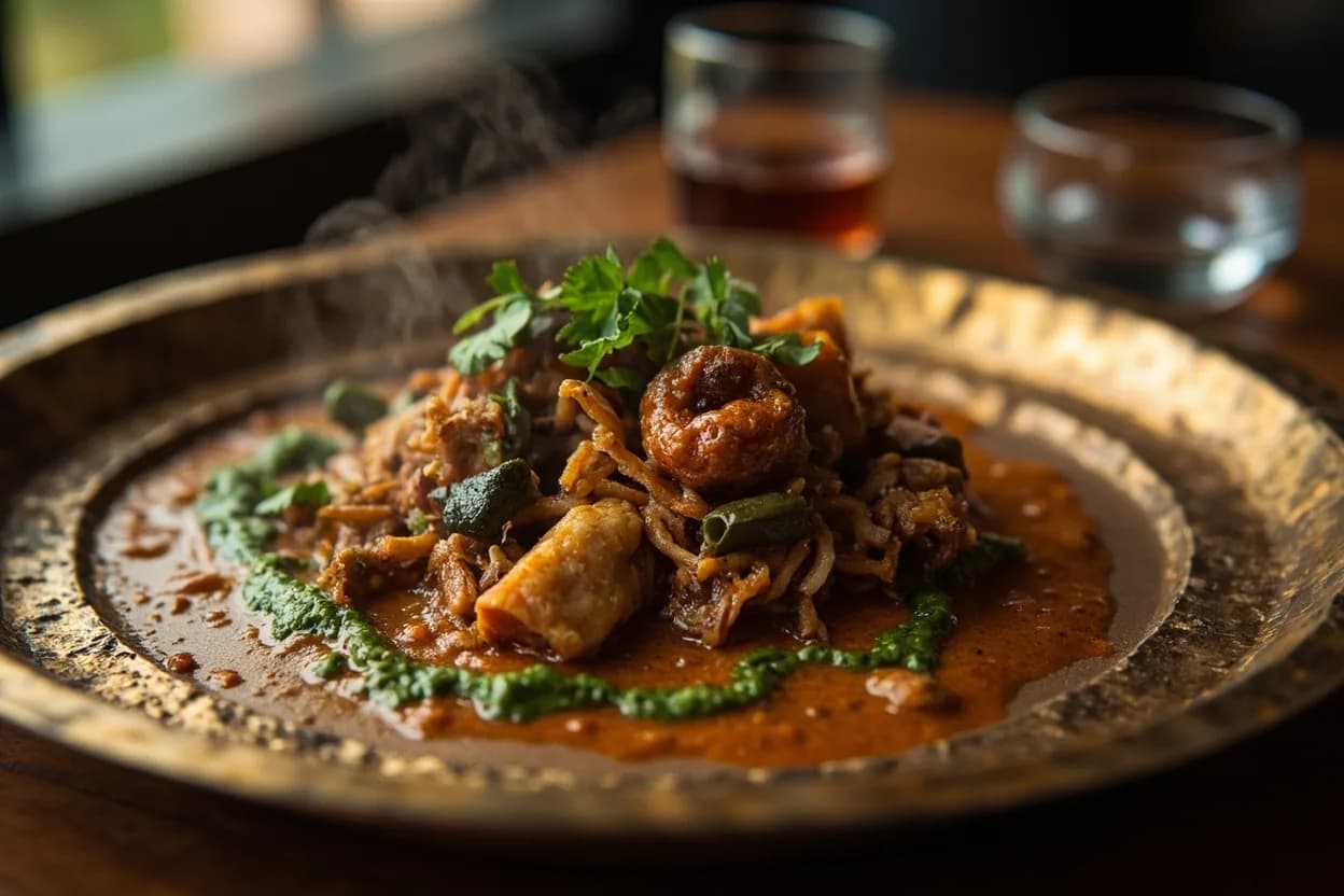 muhamarra — a signature plate from Syrian cuisine, prepared in the regional style.