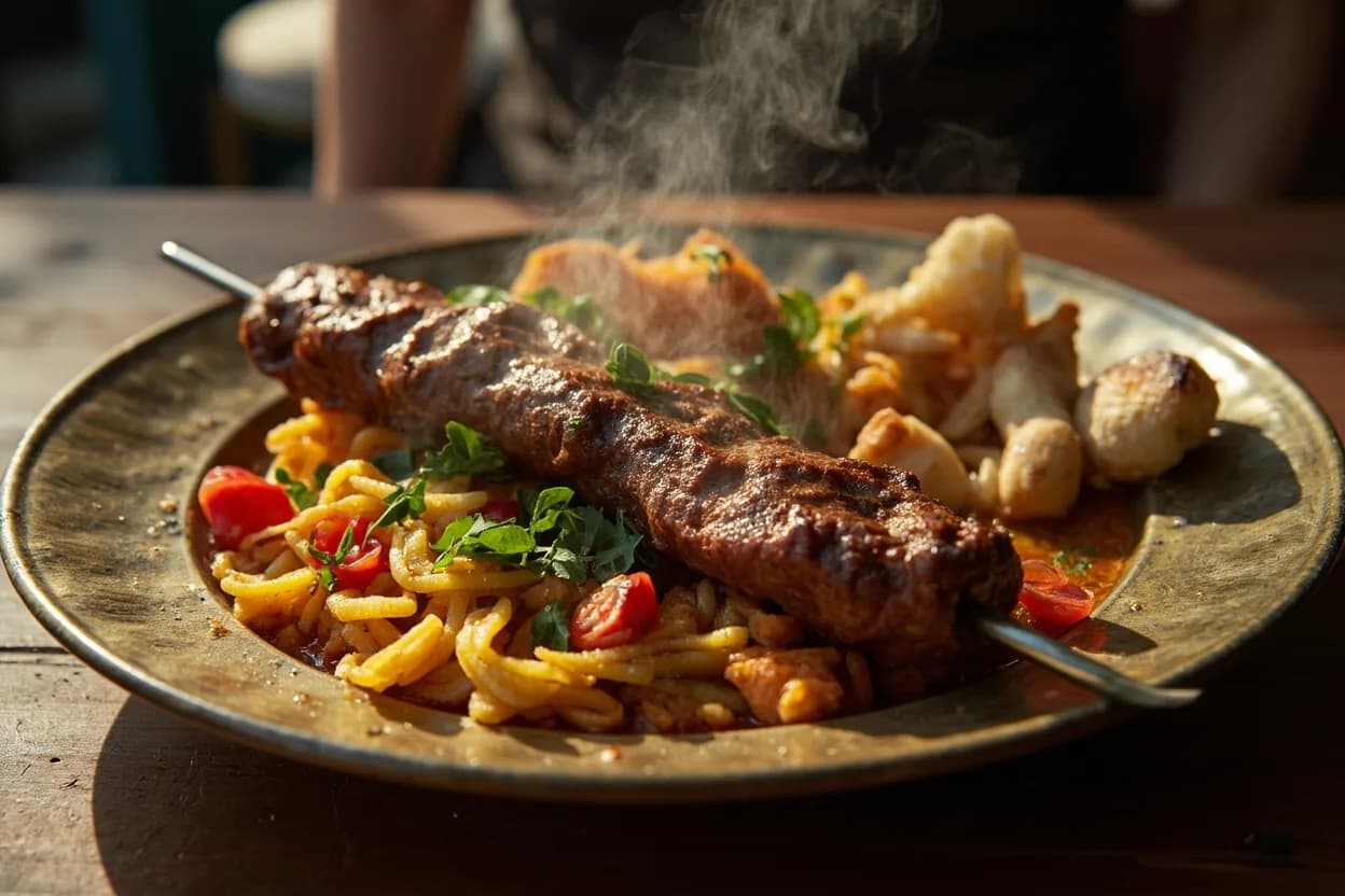 döner kebab — a signature plate from Turkish (Anatolian) cuisine, prepared in the regional style.