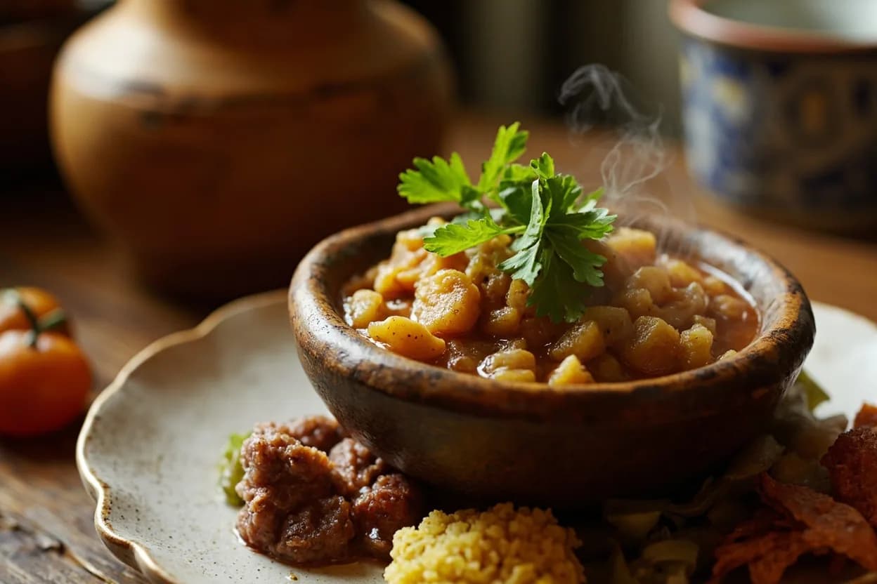 egusi soup — a signature plate from Yoruba (Southwest Nigerian) cuisine, prepared in the regional style.