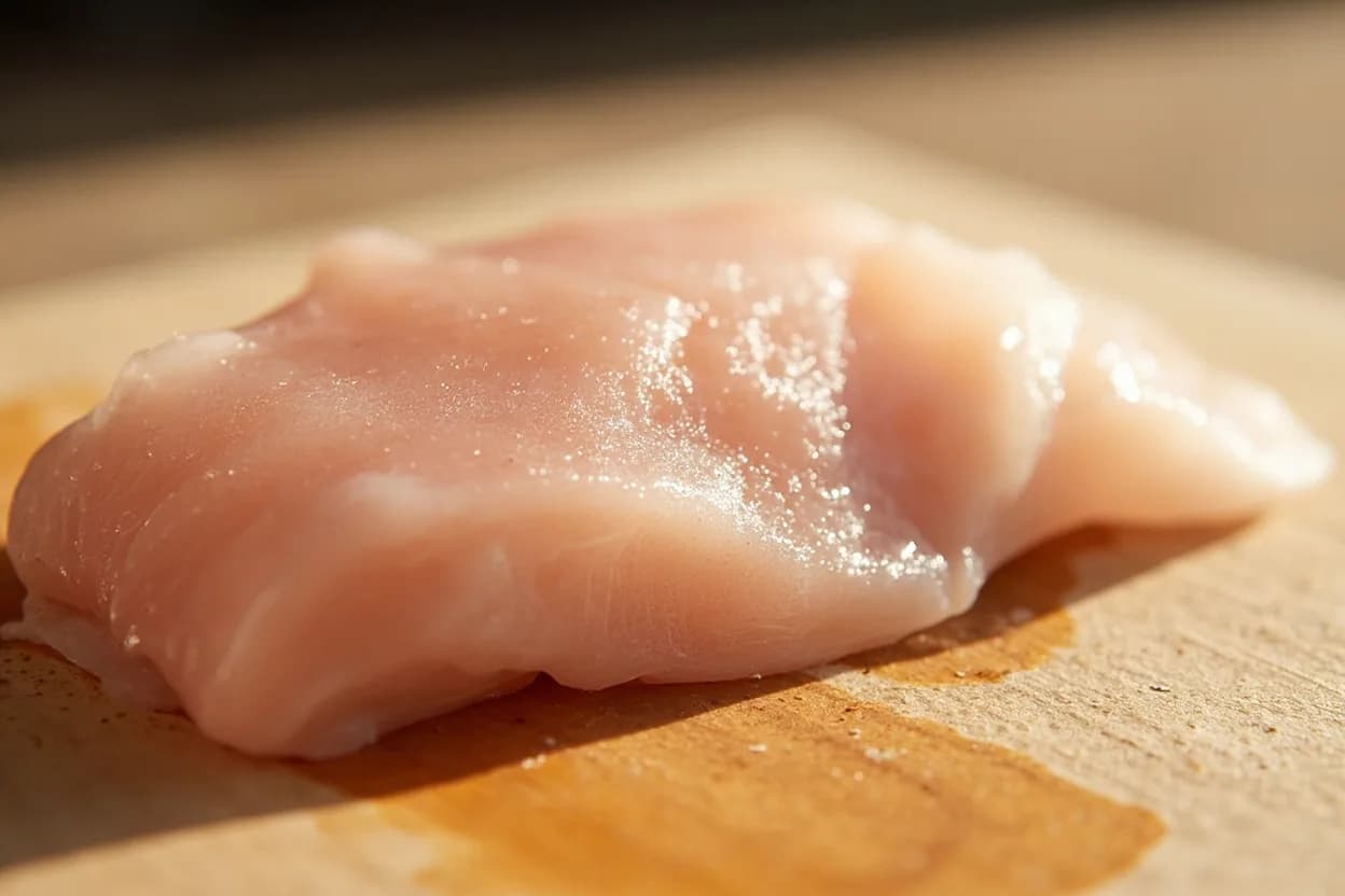 Fish Loin for Tiradito / Sashimi-Style Slicing in its raw whole-cut form on a butcher's board — Tiradito is Peru's answer to sashimi-inflected ceviche: raw fish sliced thinly against the grain and fanned on the plate, then dressed à la minute. Identifying traits: Translucent ivory to pale cream when properly sliced, Fine, tight grain that separates cleanly under a sharp yanagi or sujihiki, Minimal sinew or membrane in the loin section.