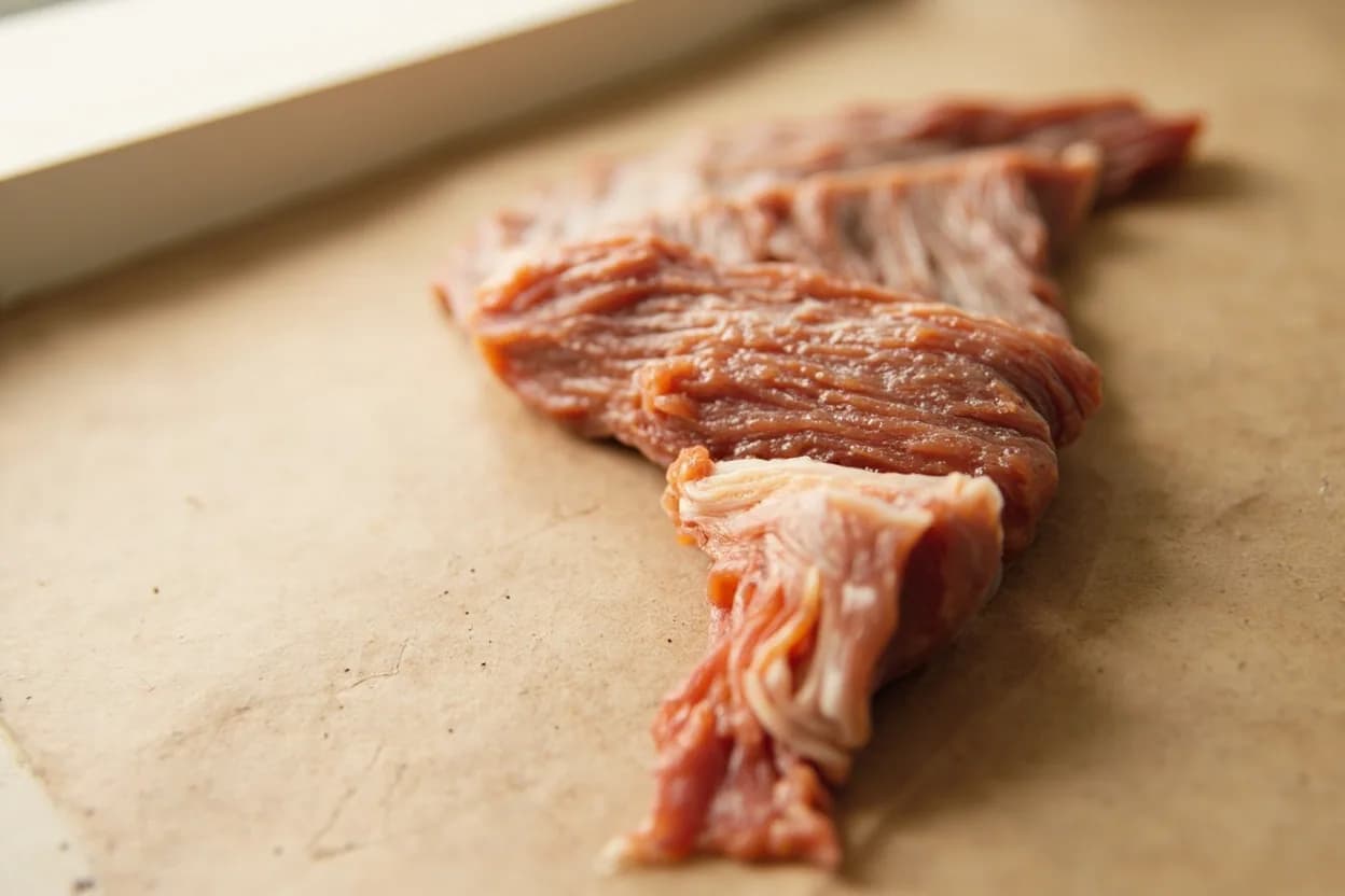 Where the guanciale (pork jowl) lives on the source. The pig's jowl (cheek and lower jaw area), anatomically comprising the masseter muscle, buccinator, and surrounding fat deposits.
