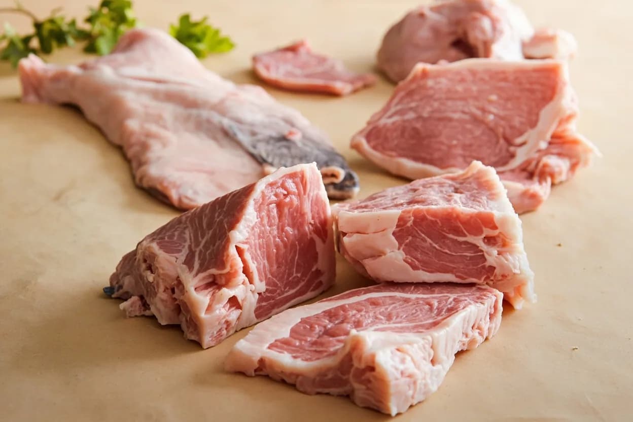 Where the korean pork cuts — samgyeopsal & moksal lives on the source. Samgyeopsal: the pork belly plate (복부/bokbu), the ventral section below the ribcage, equivalent to the pork belly or bacon cut internationally.