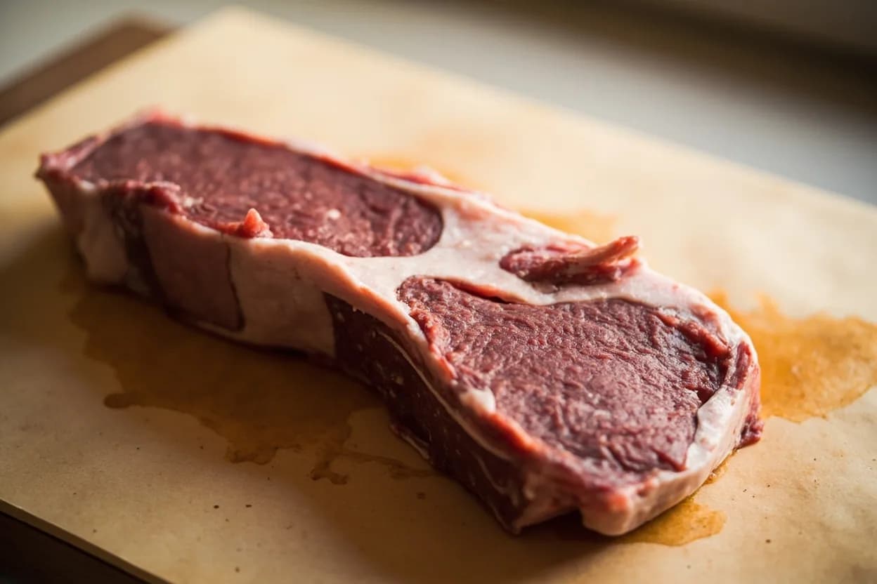 Pork Loin — Sirloin End, Rib End & Center Cut in its raw whole-cut form on a butcher's board — The pork loin primal spans the back of the pig from the shoulder blade to the hip, running alongside the spine. Identifying traits: Rib-end chops have a distinct 'blade' portion and extra marbling from shoulder proximity, Center-cut chops are uniform ovals of longissimus muscle — ideal for pan-searing and grilling, Sirloin-end chops contain multiple muscles and a complex T- or wedge-shaped bone.