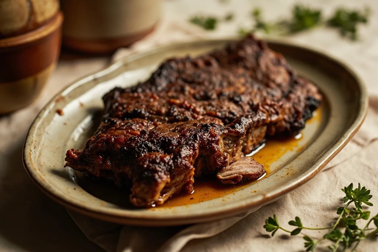 Brisket Probe-Tender Temperature in practice — Texas-style smoked brisket (central Texas BBQ tradition). Collagen hydrolysis rate depends on the proportion of connective tissue (which varies by USDA grade, animal age, and packer), the moisture environment (wrapped vs.