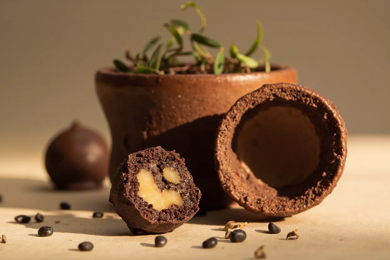 Chocolate Tempering: Dark Chocolate in practice — Chocolate bonbons and filled truffles. Professional chocolatiers commonly skip the full melt-cool-reheat cycle by adding 20–30% by weight of finely grated, already-tempered couverture (callets) to chocolate melted to 50°C.
