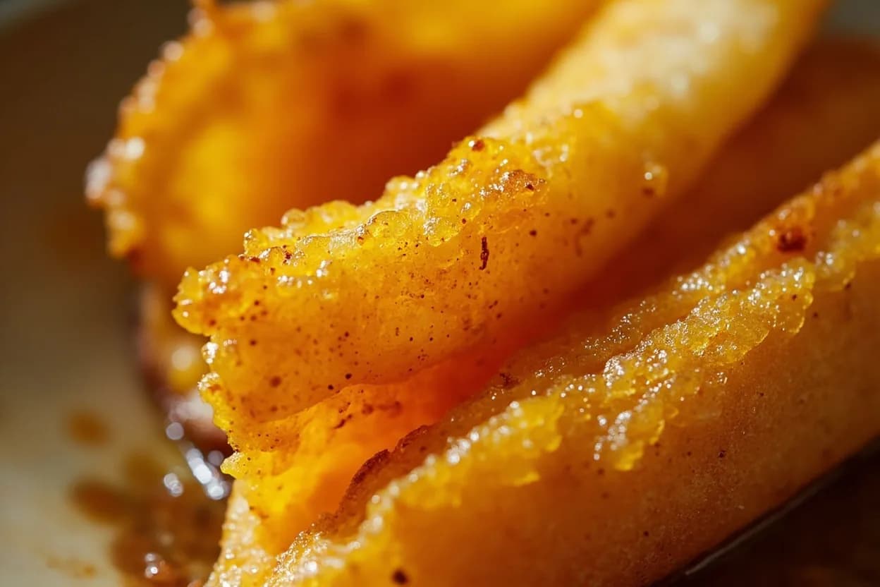Deep-Fry Oil: Temperature Zones at 150–200°C / 300–390°F across low, standard, and high zones. When food enters hot oil, surface moisture flashes to steam and escapes rapidly as bubbles — the vigorous bubbling visible during frying. Visual cues: 150–165°C: slow, gentle bubbling; food cooks through without rapid browning — suitable for raw chicken pieces or thick vegetables, 170–180°C: vigorous, sustained bubbling immediately on immersion; food browns within 3–5 minutes, 185–200°C: intense bubbling and rapid color development; correct for thin items like chips or second-fry crisping.