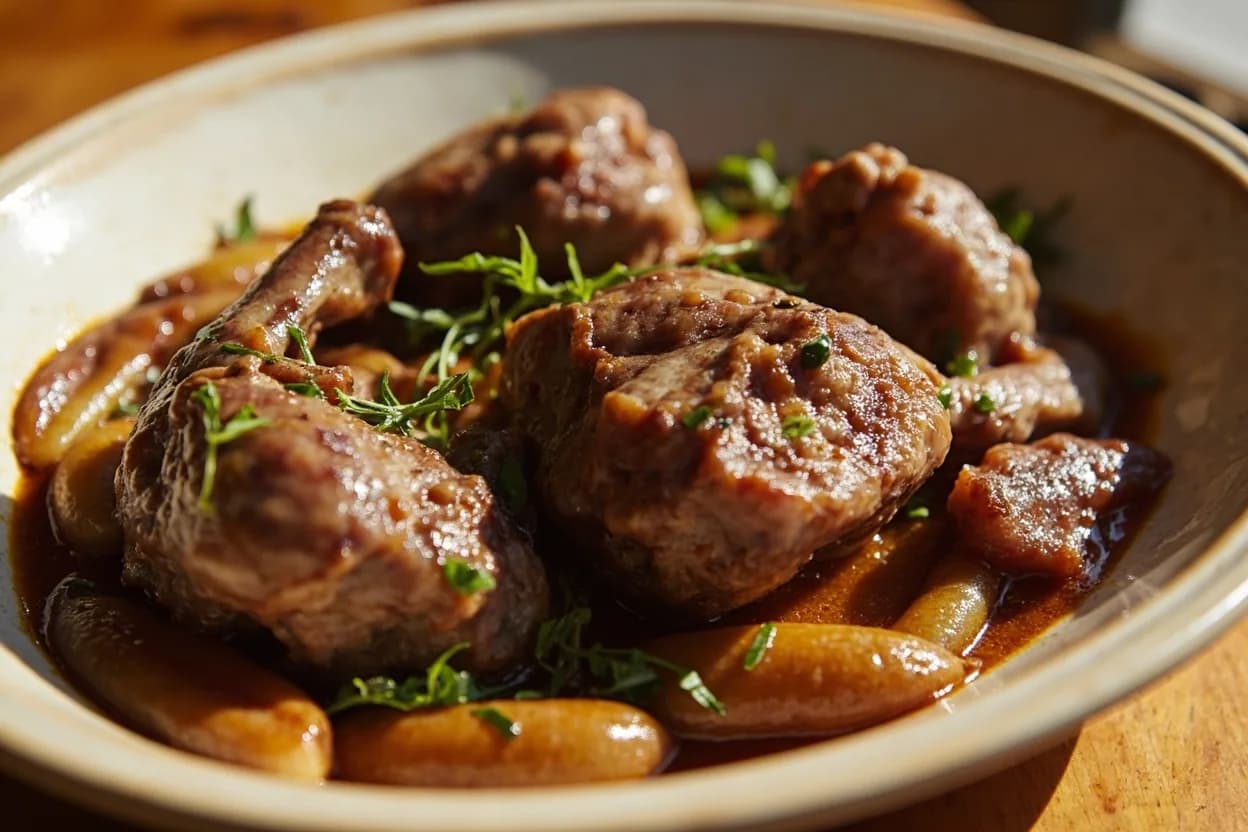 Lamb Shoulder & Leg: Low-and-Slow Collagen Breakdown in practice — Mechoui (slow-roasted Moroccan or Algerian whole lamb). Some recipes suggest cooking lamb shoulder at 70–75°C for 8–12 hours (very-low-and-slow).