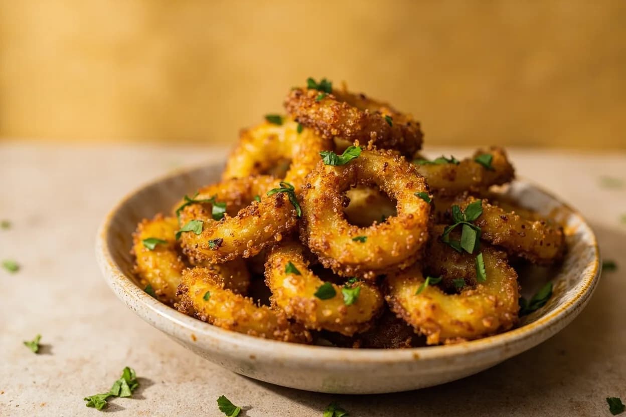 Plantain Doneness Stages (Green through Overripe) in practice — Tostones (twice-fried green plantain, Dominican / Puerto Rican / Cuban). Green plantains ripen slowly at room temperature (20–25°C) over 7–14 days depending on ambient temperature and initial ripeness at purchase.