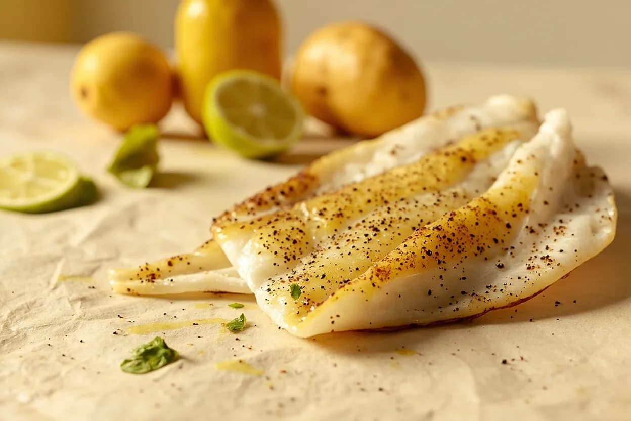 Ají Amarillo paired with Lime juice (Peruvian) — the canonical affinity made visible. The acid of lime sharpens and amplifies ají amarillo's fruity heat — the foundation of leche de tigre in ceviche.