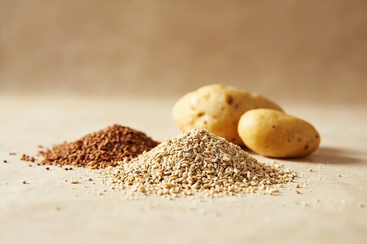 Ajwain (Carom Seed) paired with Whole-wheat flour (atta) (North Indian) — the canonical affinity made visible. Ajwain embedded in paratha dough perfumes each layer; the glutinous crumb traps the volatile thymol so it blooms on every bite.